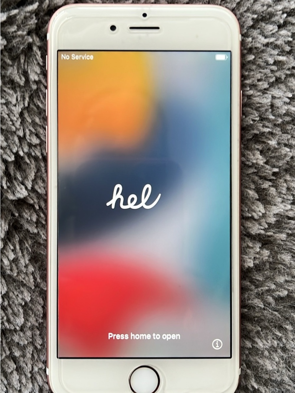 iPhone 6S in Rose Gold and White with Colorful Display-Great 1st Phone for Kids!